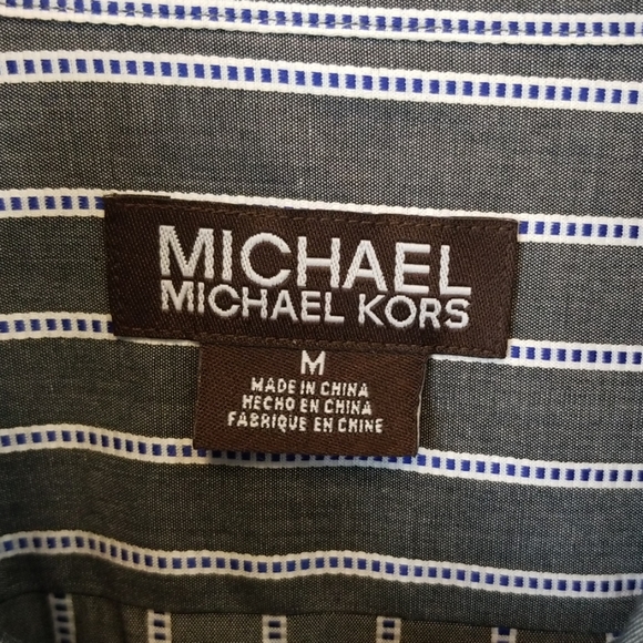 Michael Kors long sleeve button down shirt M - Picture 3 of 6